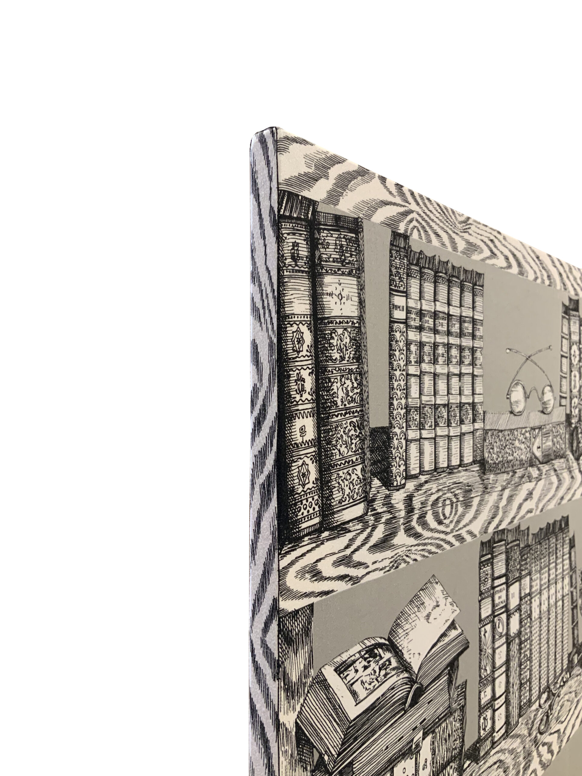 Pannello quadro Libreria bianco e nero - immagine 3